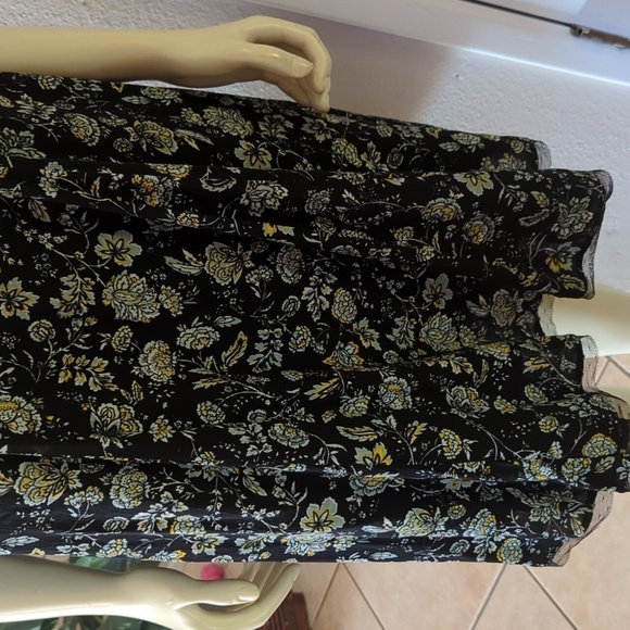 Torrid lace front gauze midi dress - Picture 4 of 13